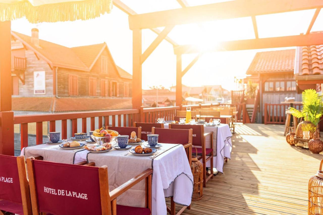 Hotel De La Plage กงตีส์-เลส์-แบงส์ ภายนอก รูปภาพ